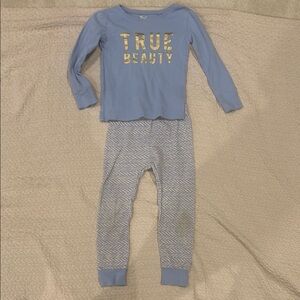 Old Navy Blue and Gold Pajama Set